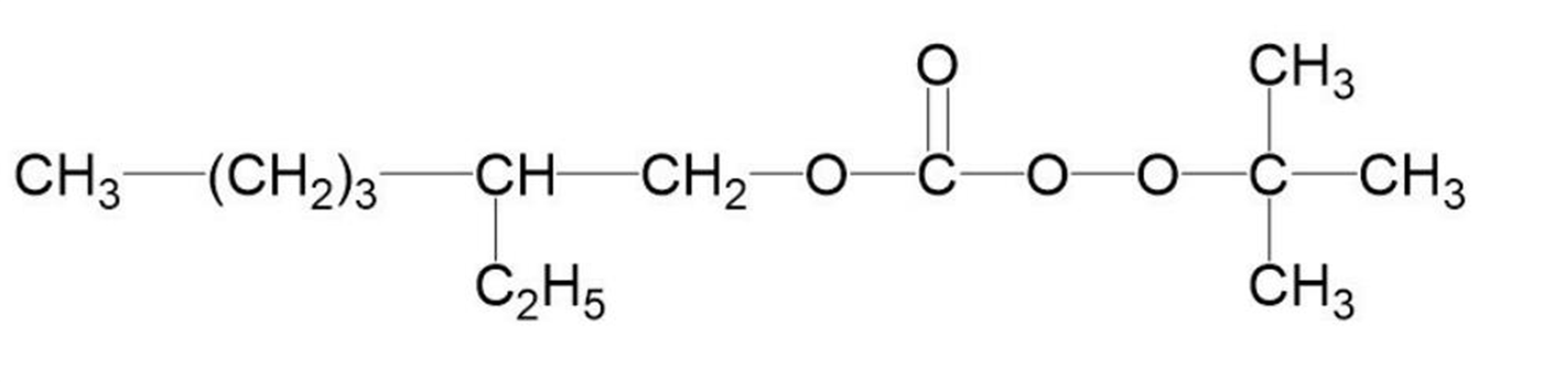 tert-Butylperoxy 2-ethylhexyl carbonate Molecular Structure
