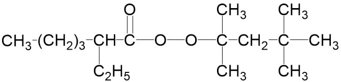 1,1,3,3-Tetramethylbutyl peroxy-2-ethylhexanoate Molecular Structure